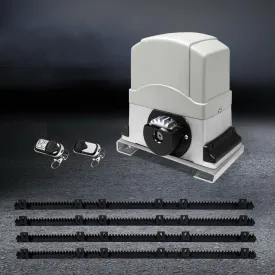 1200KG Electric Sliding Gate Opener, Auto-Close, 2 Remotes, LockMaster