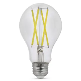 15W (100W Replacement) Bright White (3000K) A21 (E26 Base) Clear Filament LED (2-Pack)