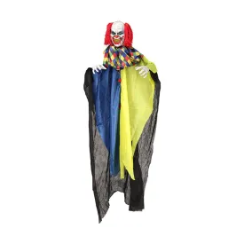 183cm Animated Hanging Clown with Sound & Light Up Eyes