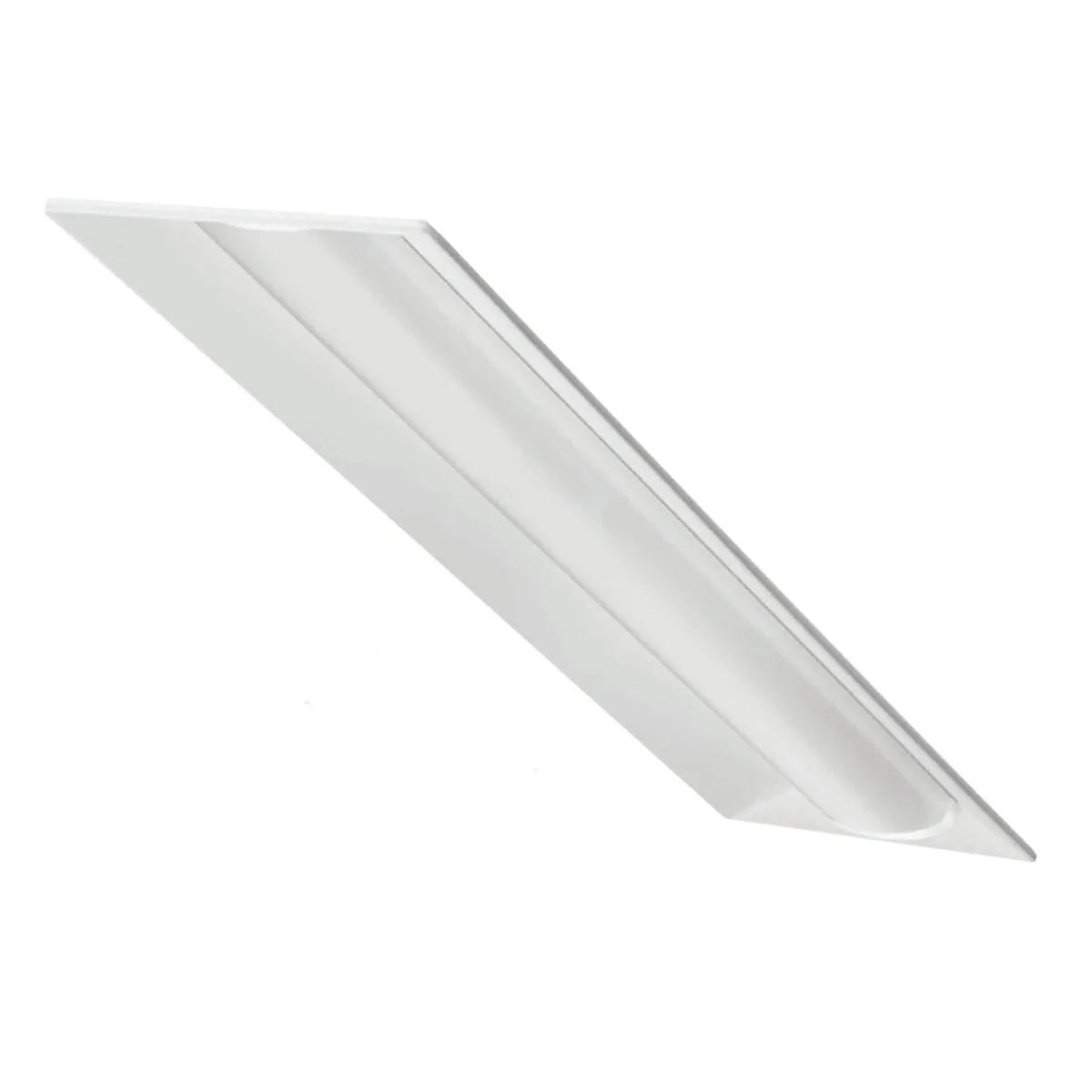 1x4 LED Troffer Light, Center Basket With Smooth Diffuser, 120-277V