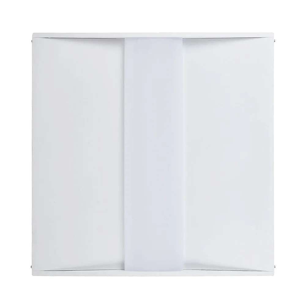 25/35-Watt 2' x 2' CCT Selectable 3000K/4000K/5000K 4550lm AC100-277V LED Troffer Light Panel (2-Pack)