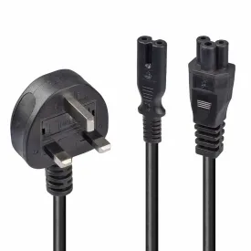 2.5M Y Mains Power Cable Uk