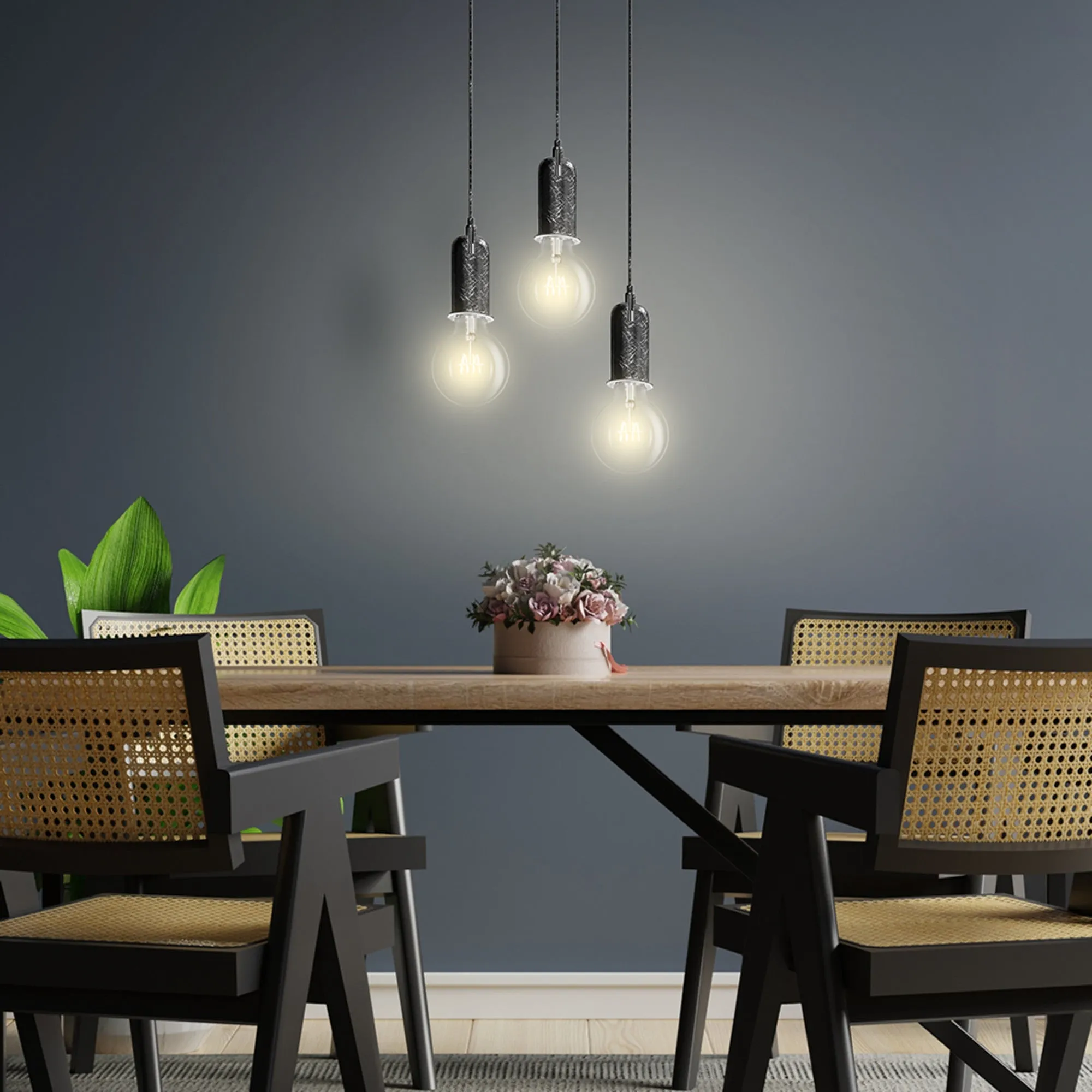 3.8W (40W Equivalent) Soft White (2700K) G25 Globe Shape (E26 Replacement) Dimmable Thin Filament Clear Glass LED Light Bulb
