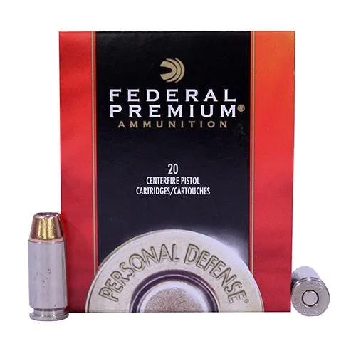 40 Smith & Wesson - Premium Personal Defense, 165 Grains, Hydra-Shok, Jacketed Hollow Point, Per 20