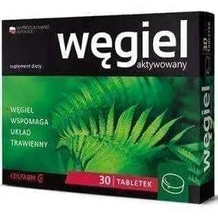 Activated charcoal x 30 tablets
