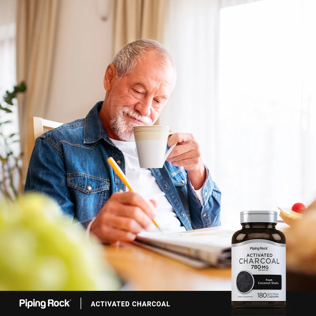Activated Coconut Charcoal, 780 mg (per serving), 180 Quick Release Capsules