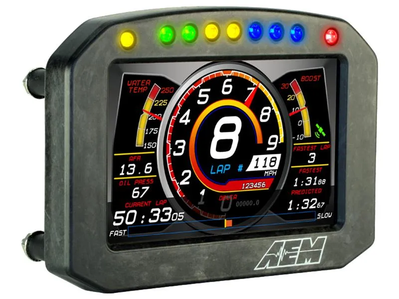 AEM Electronics CD-5 Carbon Digital Racing Dash Displays 30-5603F