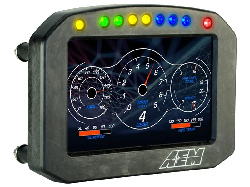 AEM Electronics CD-5 Carbon Digital Racing Dash Displays 30-5603F