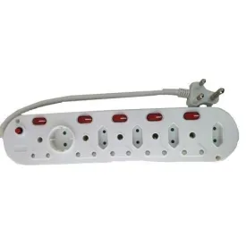 Alphacell 10-way Multiplug 5x 16a, 4x 5a, 1x Shuko   Switches