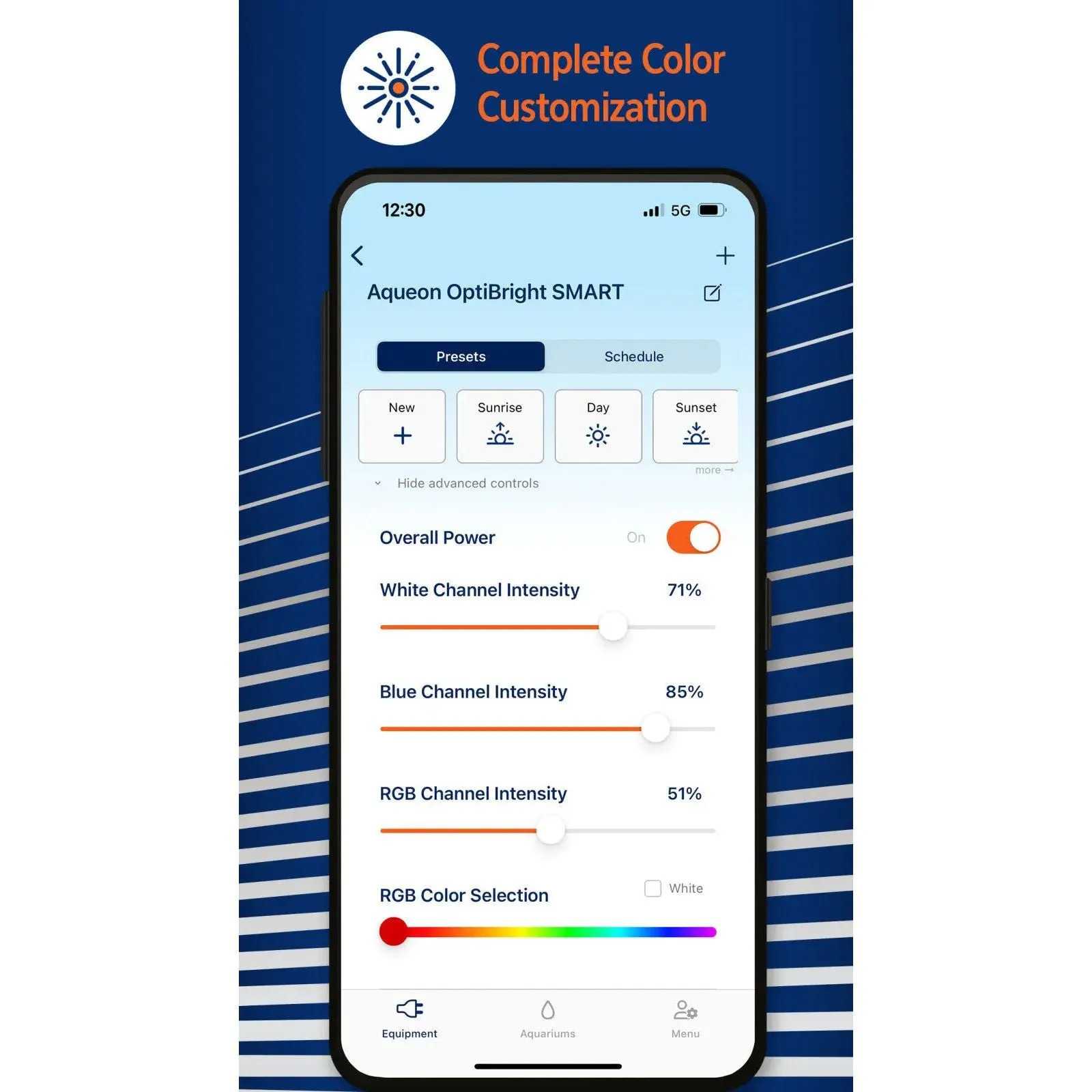 Aqueon OptiBright® SMART LED Light Fixture