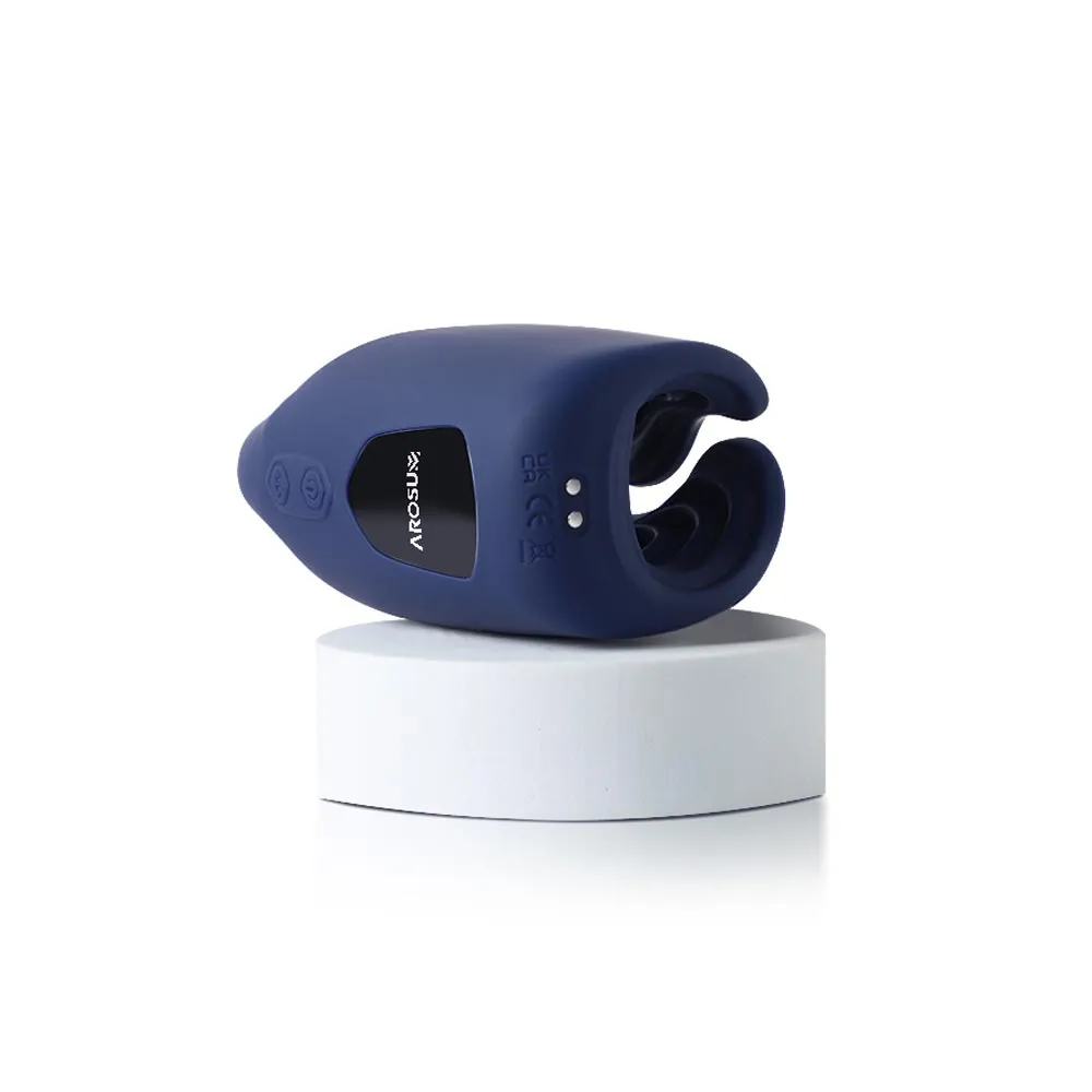 AROSUM PulsateX Penis Vibrator Glans Trainer Stimulator