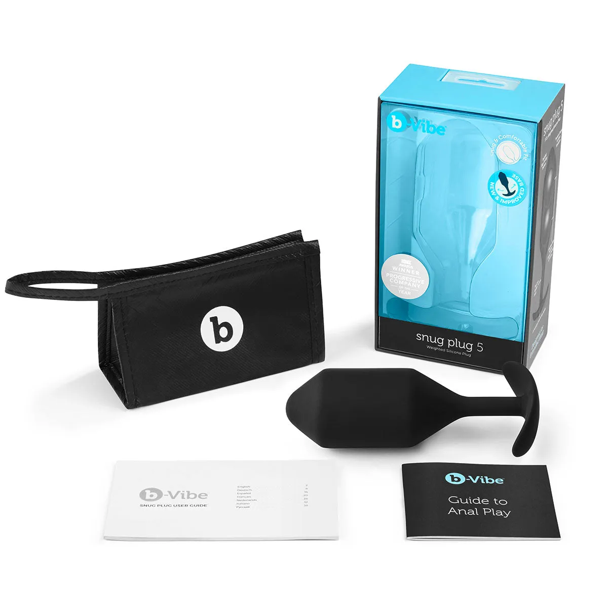 B-vibe Snug Plug 5 - Black