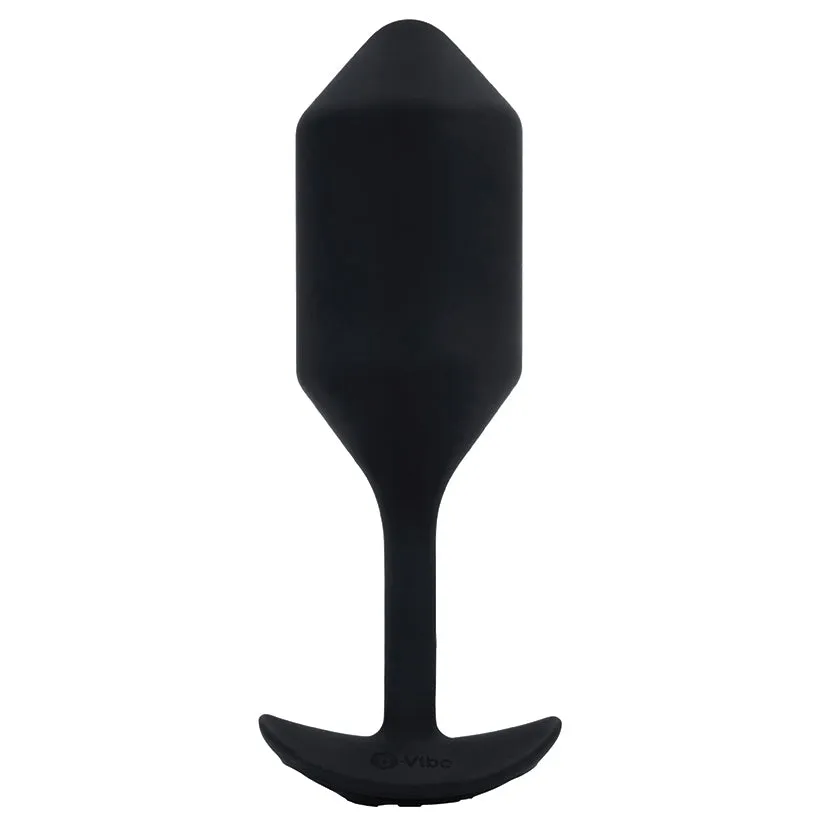 B-Vibe Vibrating Snug Plug-Black XL