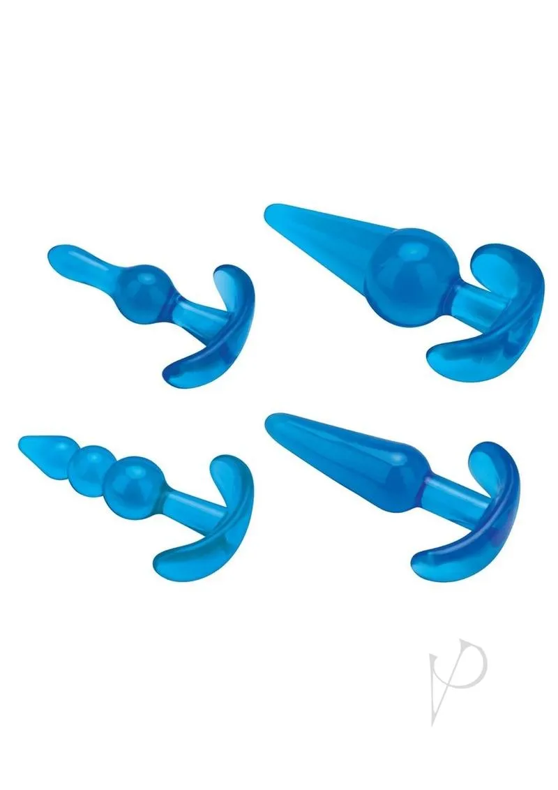 Blue Line Anal Training Set 4pc Blue