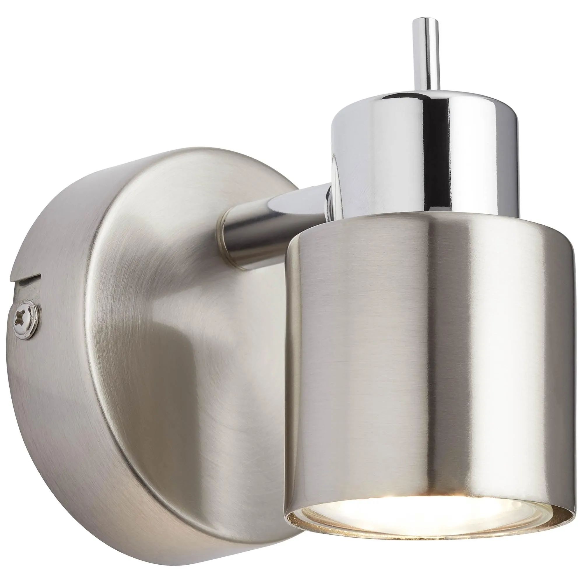 Brilliant 1 Light 10W Andres Wall Spotlight - Chrome | 74510/77