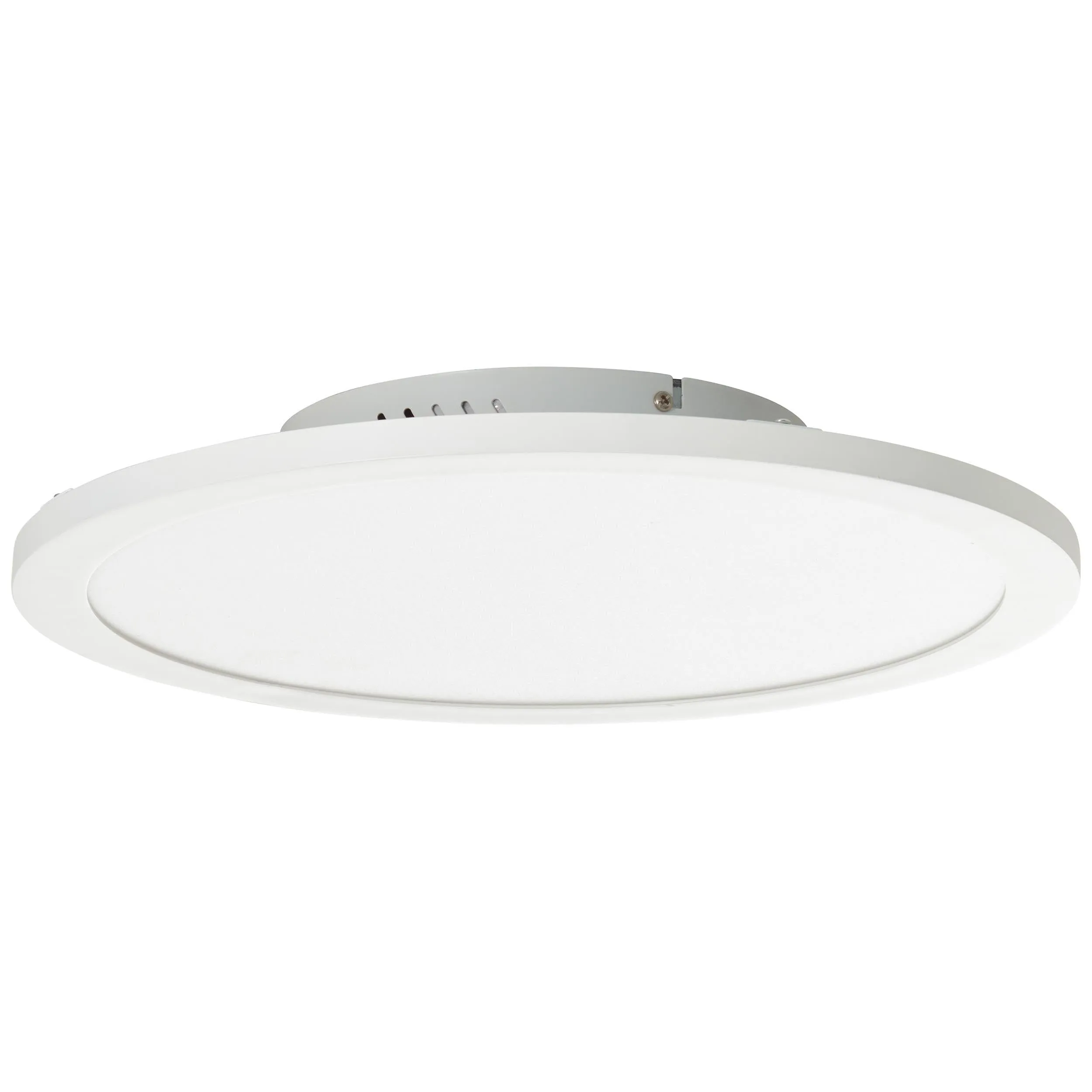 Brilliant 1 Light 24W Abie LED Round Ceiling Panel - White | G97060/05