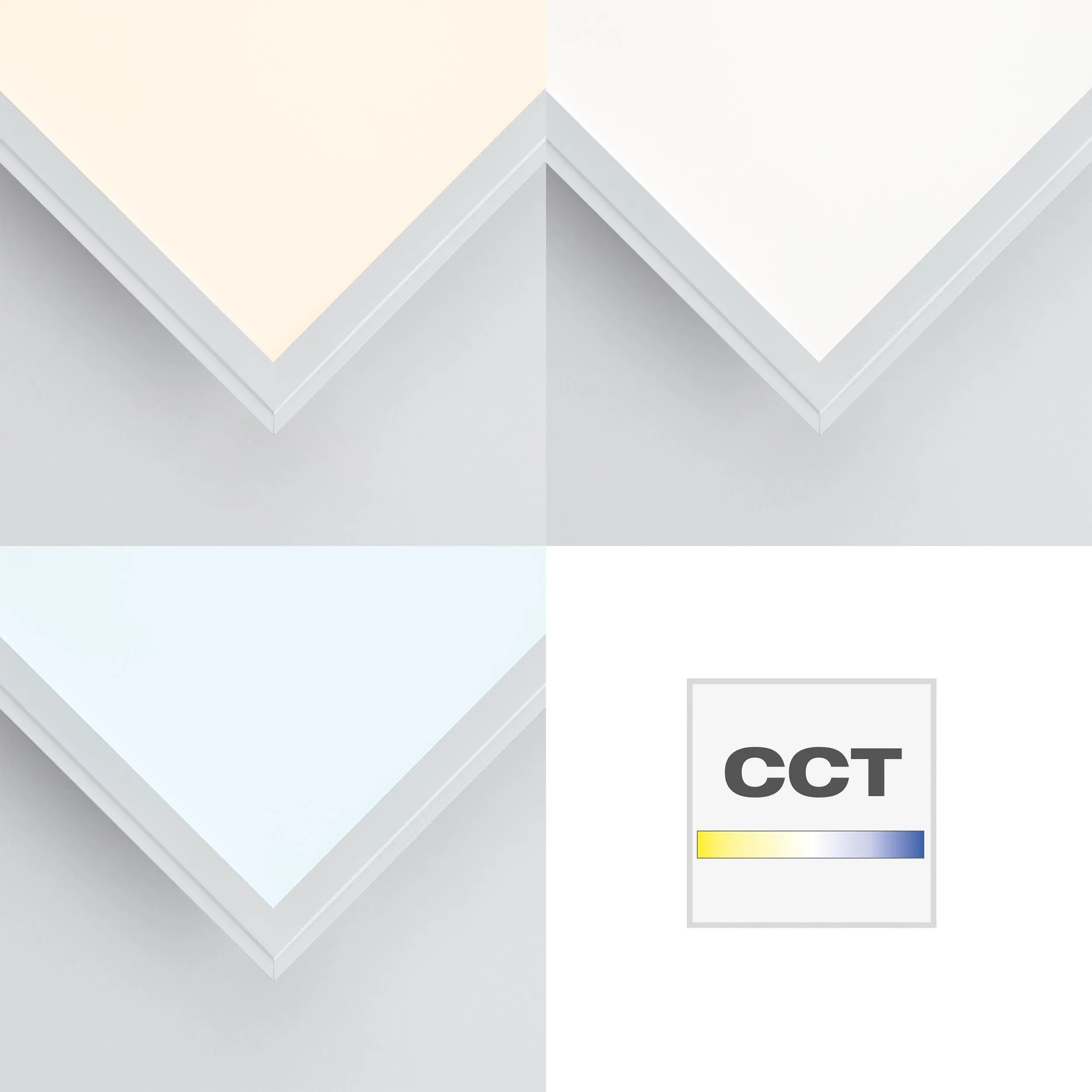 Brilliant 1 Light 39W Allie LED Ceiling Panel - White | G96947/05