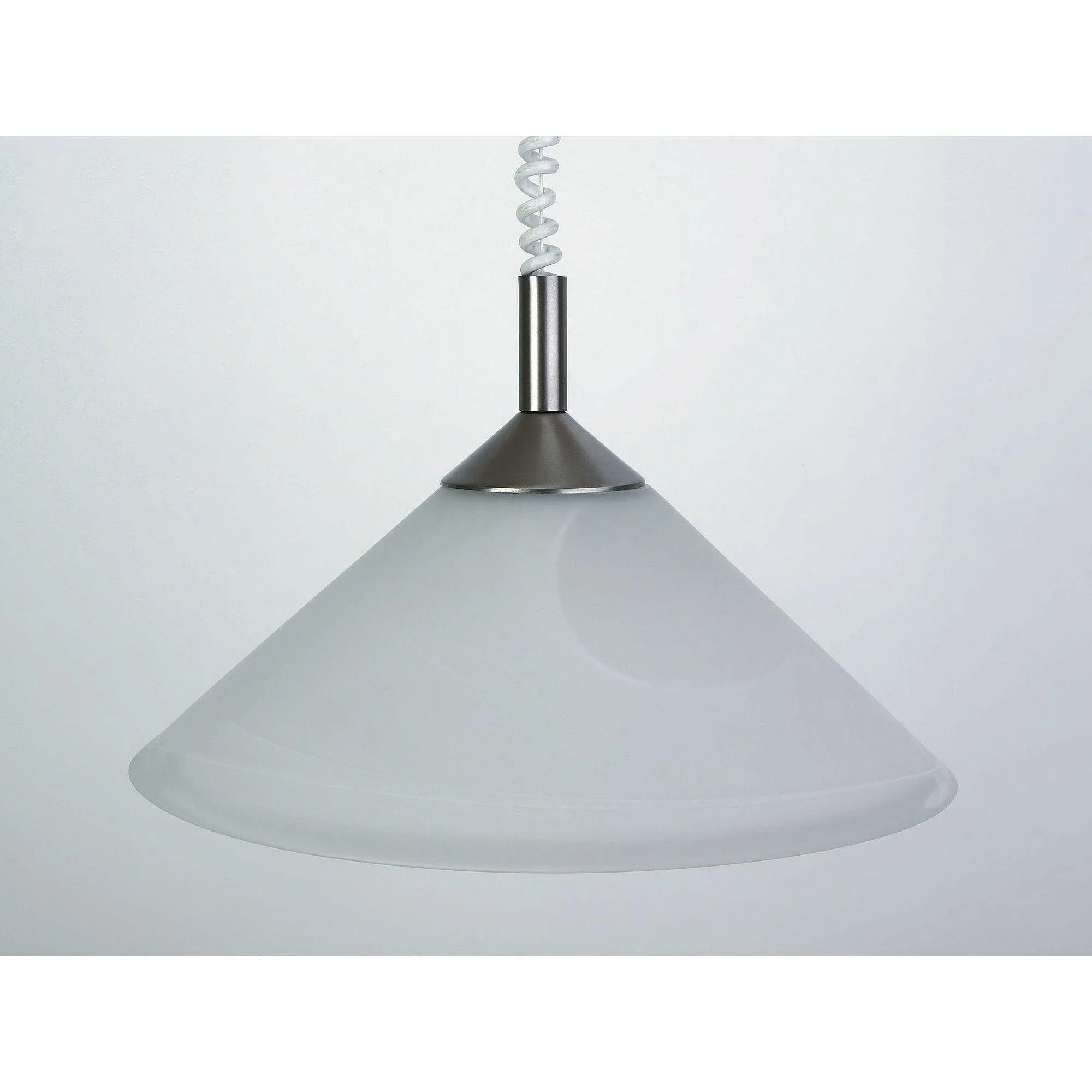 Brilliant 1 Light 60W Ariana Pendant Light - Iron & White Alabaster | 73578/13
