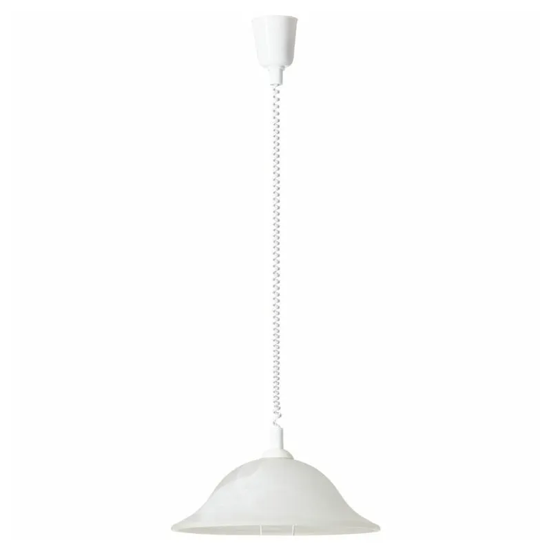Brilliant 1 Light 60W Freya Pendant Light - White | 93220/05