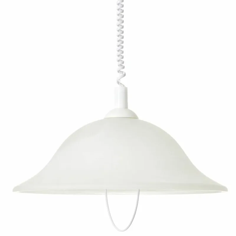 Brilliant 1 Light 60W Freya Pendant Light - White | 93220/05