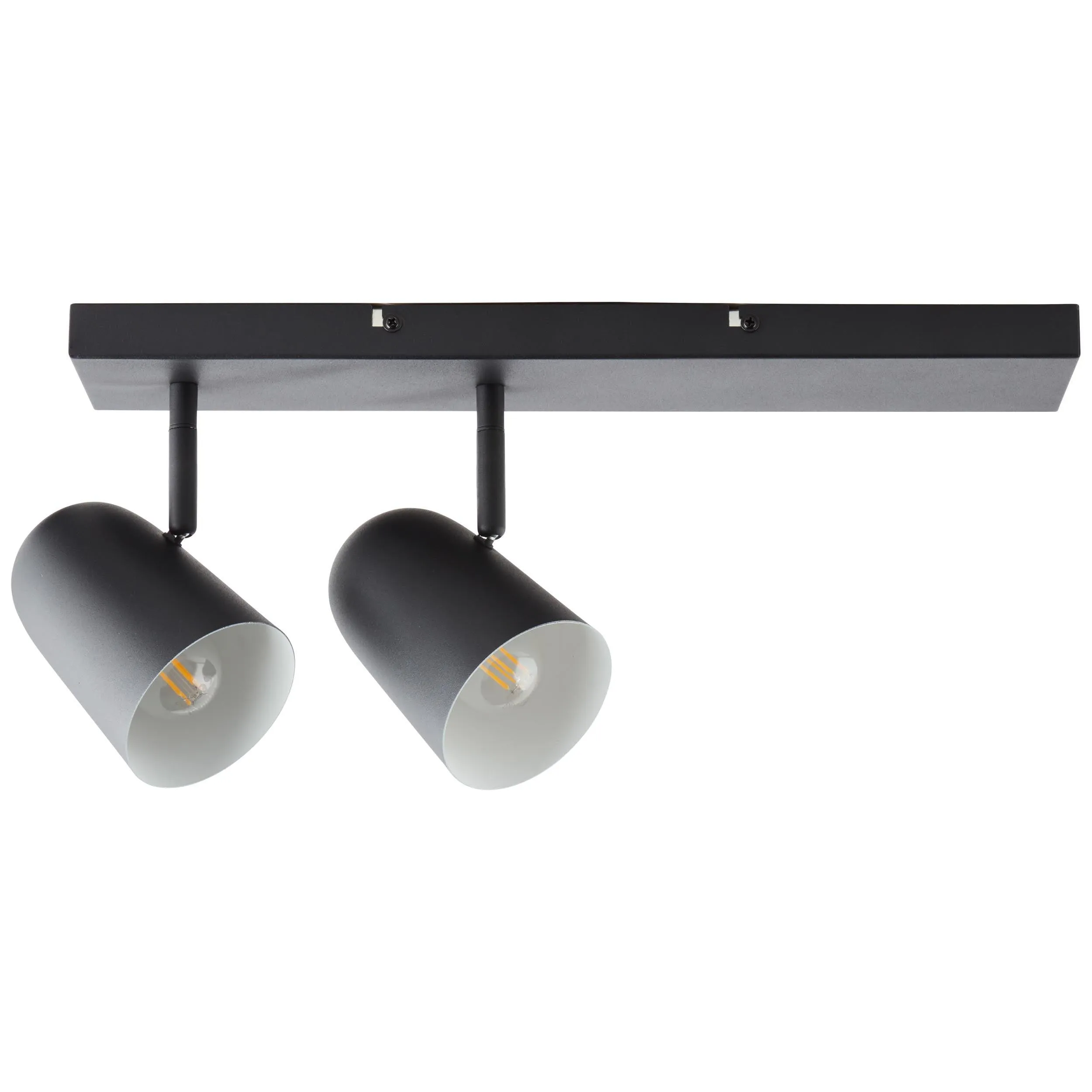 Brilliant 2 Light 36W Ayr Spotlight - Black Matt | 42413/06