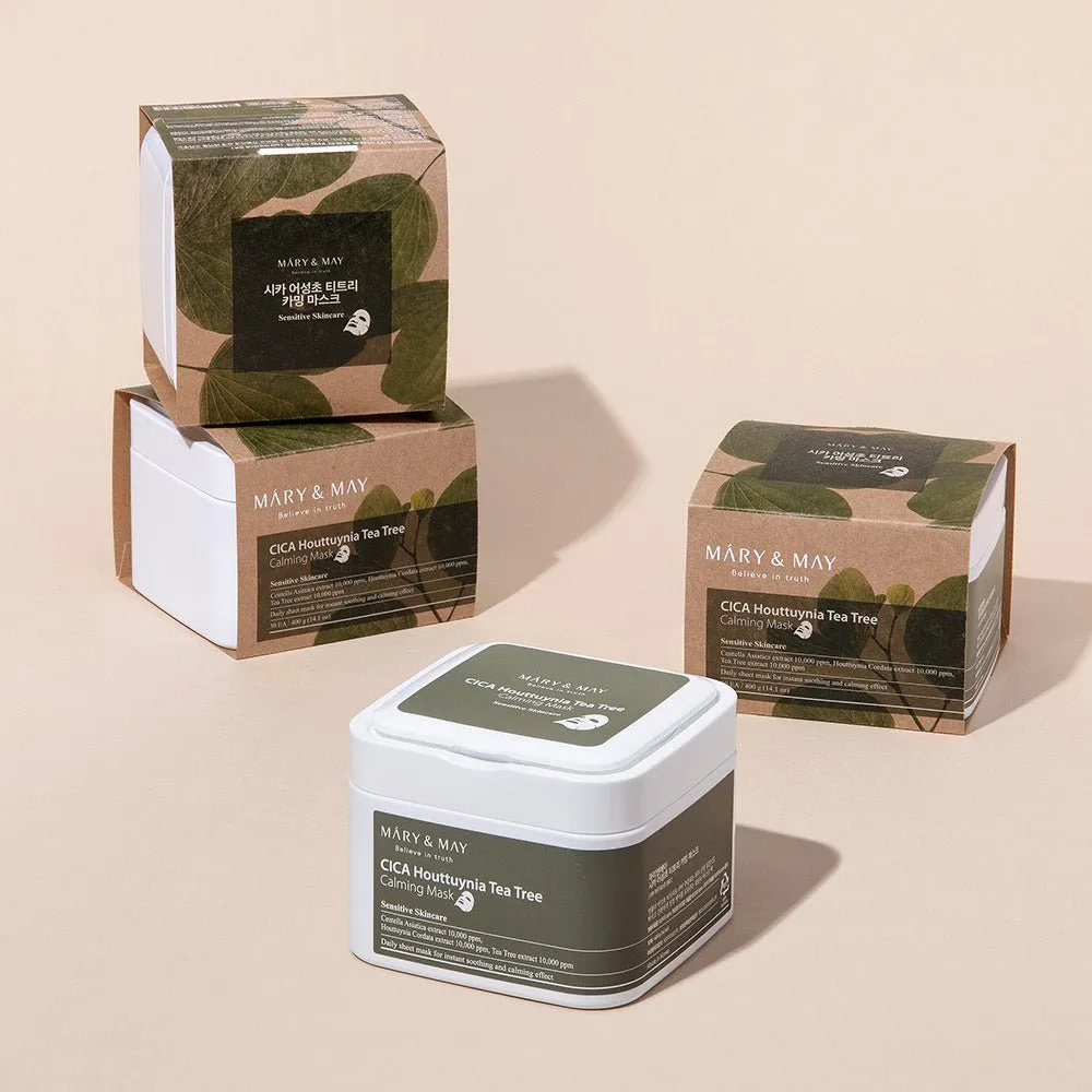 CICA Houttuynia Tea Tree Calming Mask 30EA
