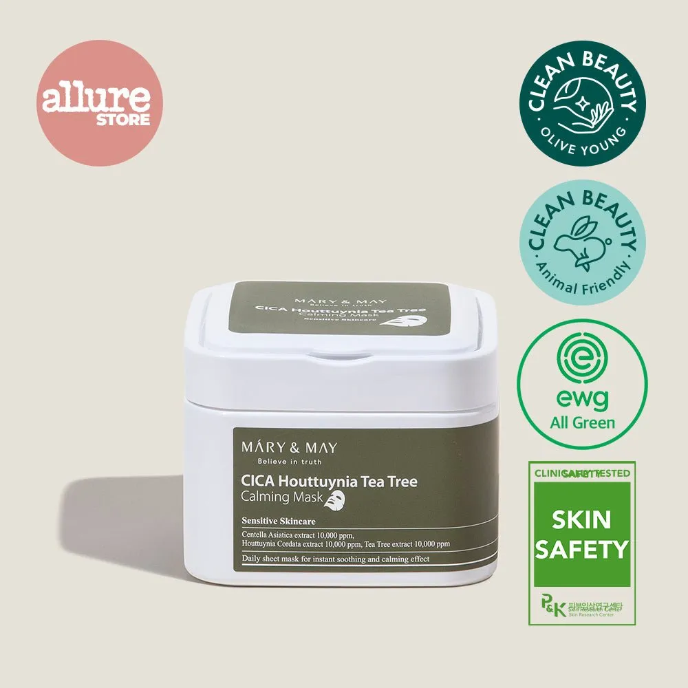 CICA Houttuynia Tea Tree Calming Mask 30EA