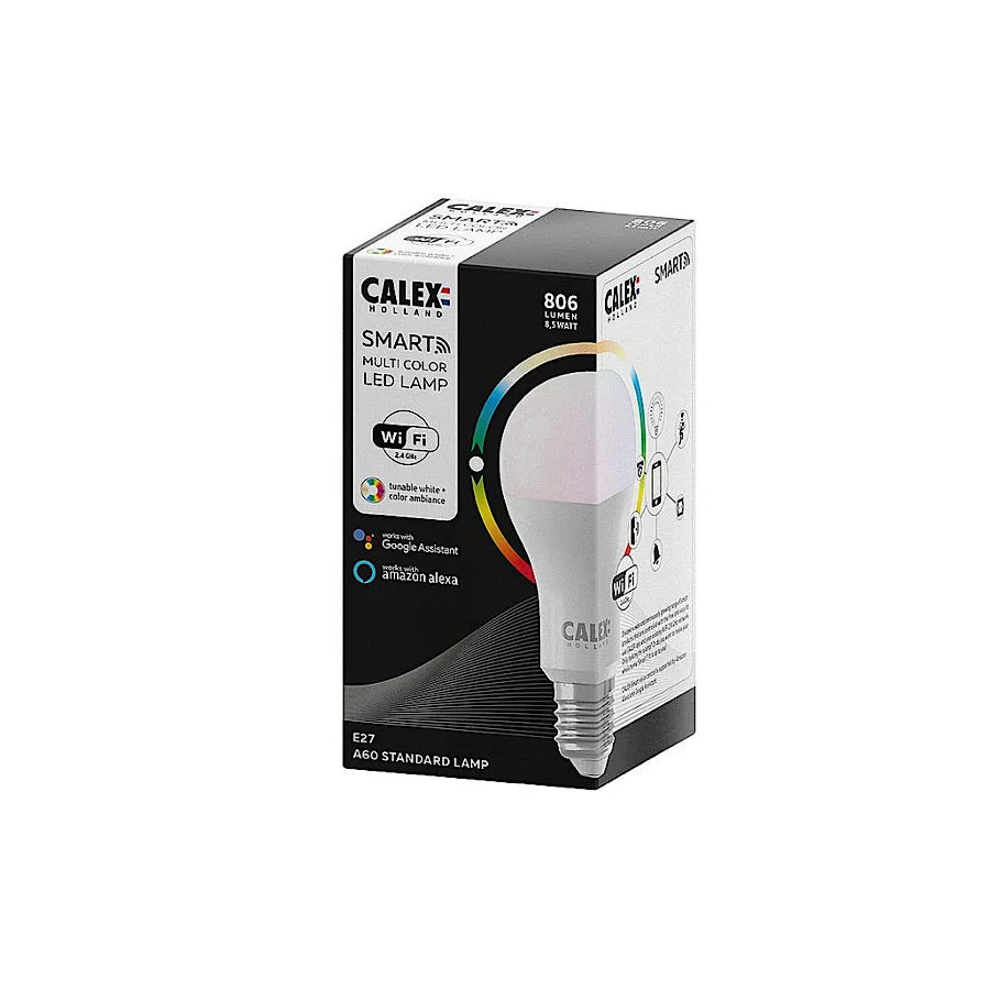 Classic Smart Multi Colour 8.5W LED Light Bulb (E27) RGB/Dimmable