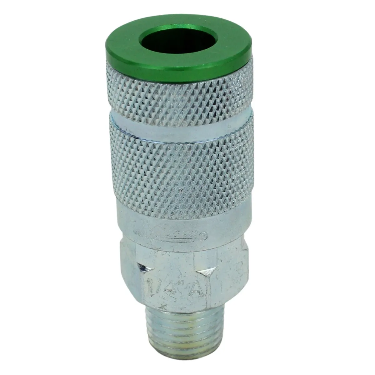 COLORFIT® Couplers (A-Style, Green) - 1/4" NPT (Box of 10)