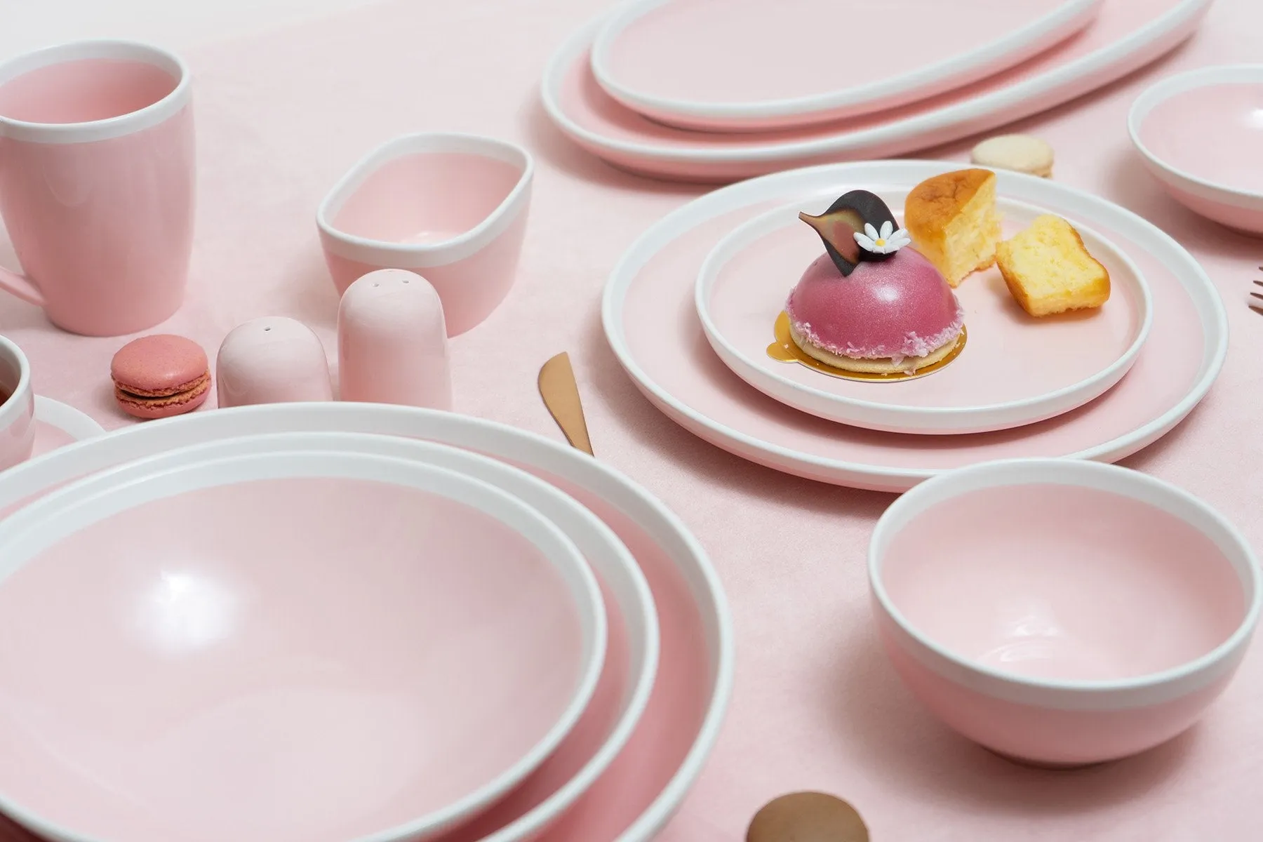 Cozy Pink by Don Bellini, Pasta Plate