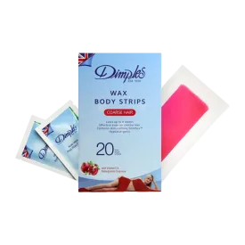 Dimples Wax Body Strips 20Pcs