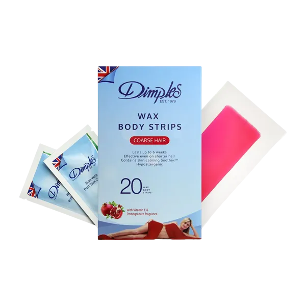 Dimples Wax Body Strips 20Pcs