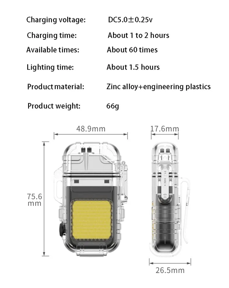 DUAL ARC PLASMA LIGHTER