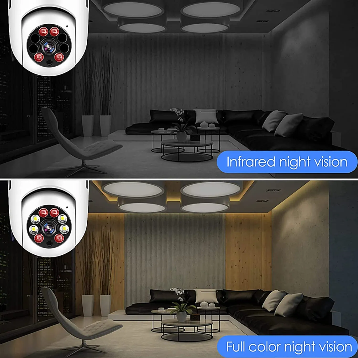 Edenn I-Defend Bulbs Security Camera (3 pack)