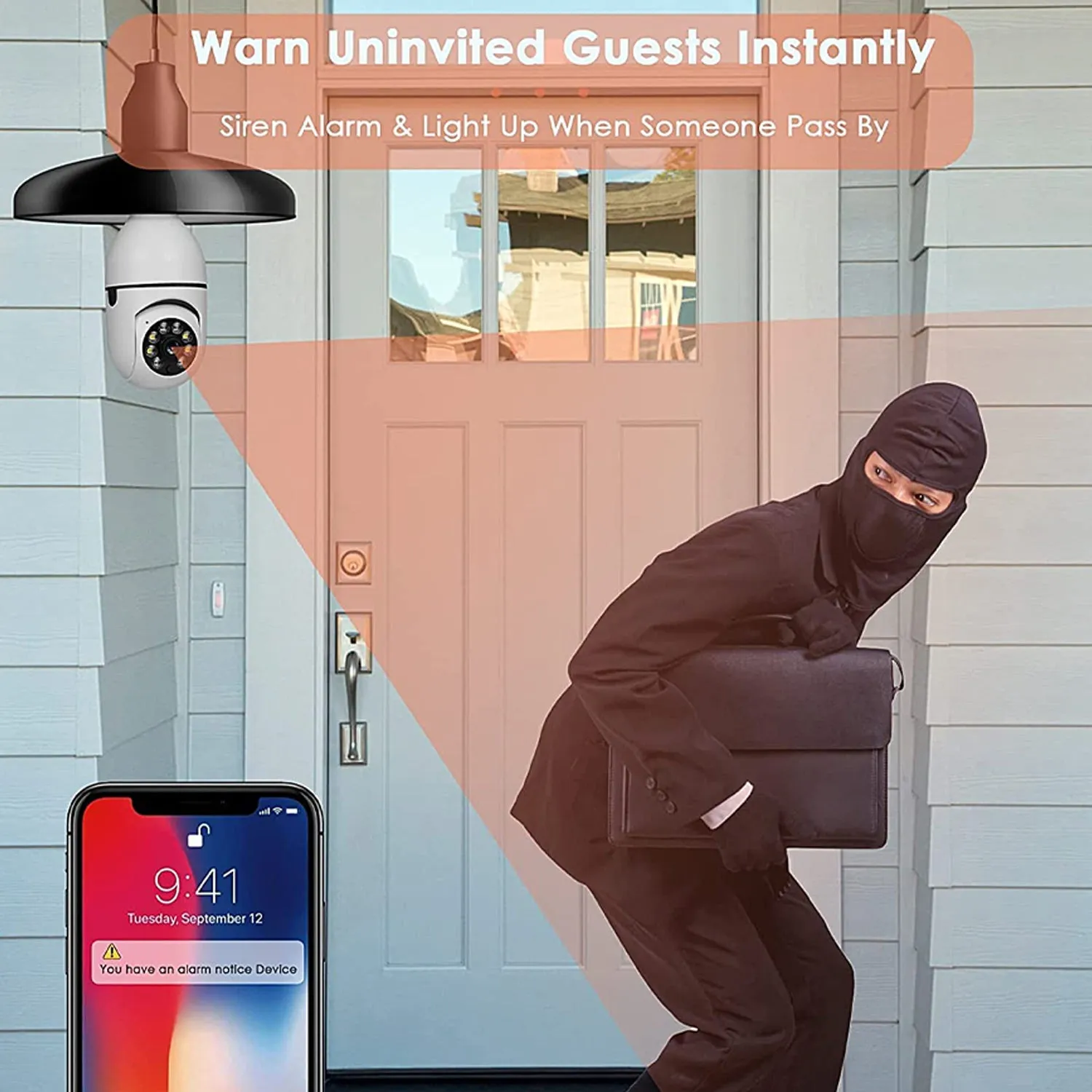 Edenn I-Defend Bulbs Security Camera (3 pack)