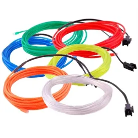 EL Wire 2.3mm, 3m Length - Red (69-ELW2.3-RD)