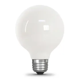Feit Electric 40W Replacement G25 Soft White Dimmable White Enhance Glass Filament Globe LED (3-Pack)