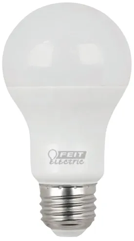 Feit Electric A450/850/10KLED/4 LED Lamp, General Purpose, A19 Lamp, 40 W Equivalent, E26 Lamp Base, White :BX  4: QUANTITY: 1