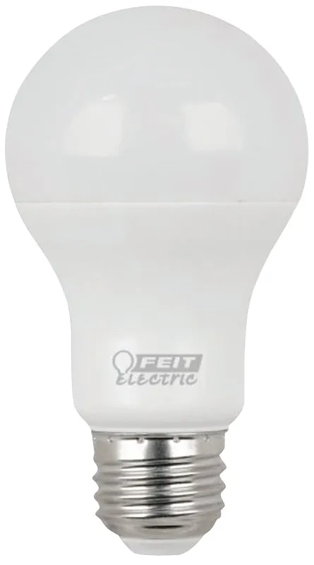 Feit Electric A450/850/10KLED/4 LED Lamp, General Purpose, A19 Lamp, 40 W Equivalent, E26 Lamp Base, White :BX  4: QUANTITY: 1