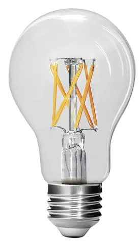Feit Electric BPA1975CL927CA/FIL/2 LED Light Bulb, A19 Lamp, 75 W Equivalent, E26 Medium Lamp Base, Dimmable, 2/PK :CD2: QUANTITY: 1