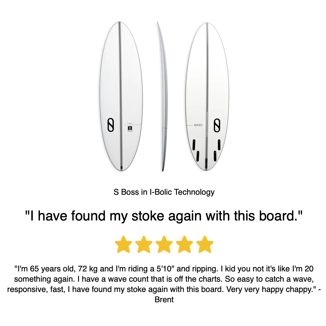 Firewire Slater Designs S Boss 5'10 I-bolic Futures
