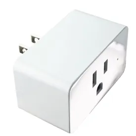 GE Indoor Smart Wi-Fi Plug for Google Home App - White