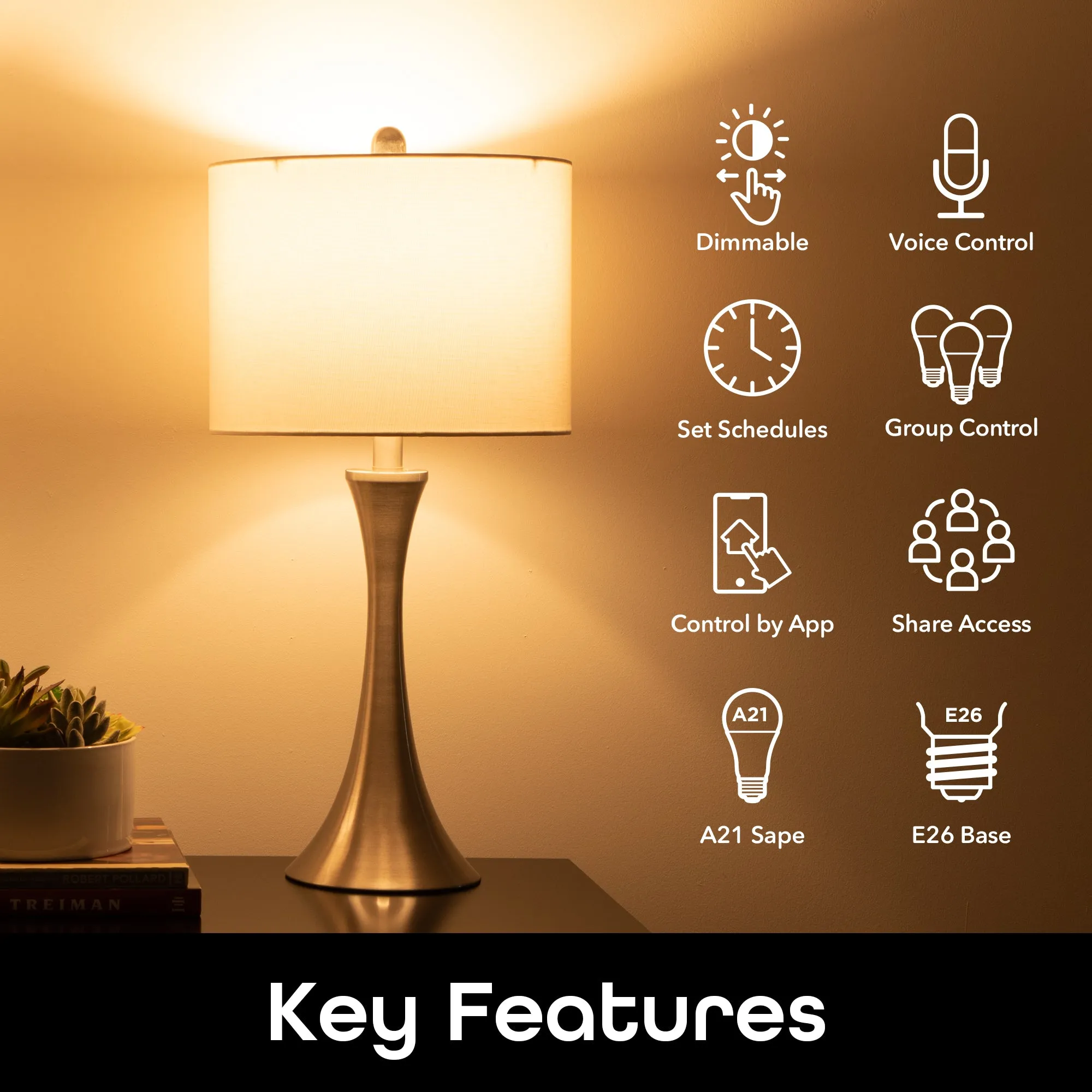 Geeni Lux A21 Smart Bulb - Tunable White