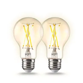 Geeni Lux Edison A19 Smart Bulb - Warm White (2-Pack)