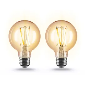 Geeni Lux G25 Smart Bulb - Tunable White 100W Equivalent (2-Pack)