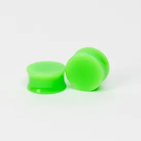 Green Acrylic Plugs