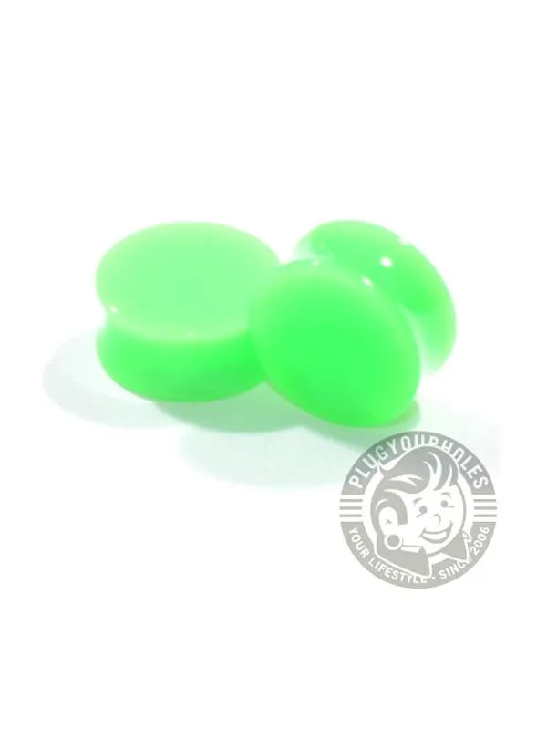 Green Acrylic Plugs
