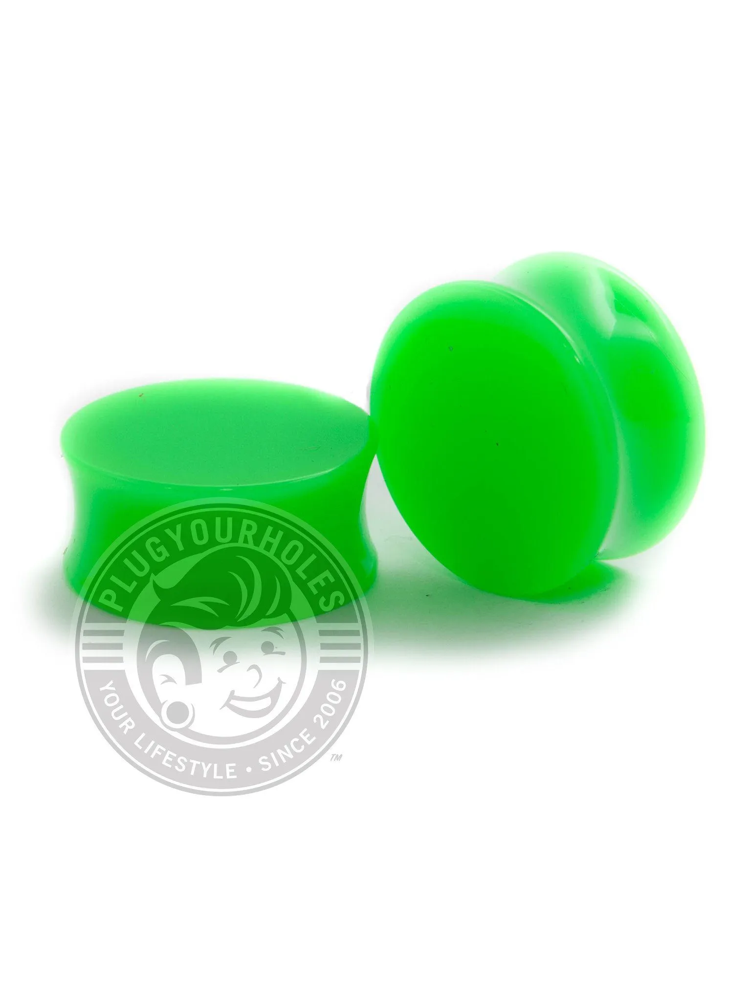 Green Acrylic Plugs