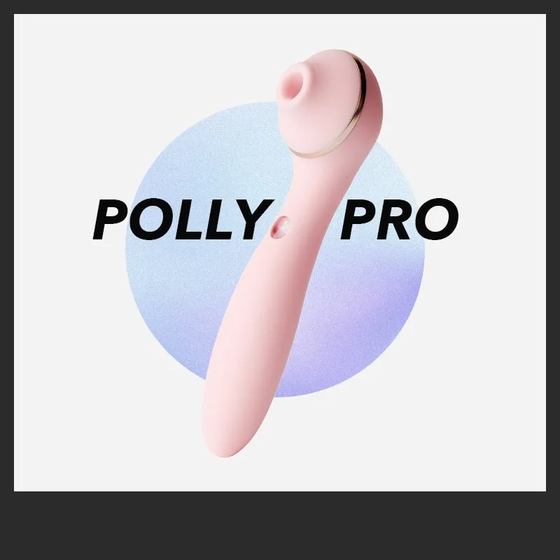 Polly Pro App-Controlled Vibrator with Clitoral Suction & G-Spot Stimulation by KISSTOY