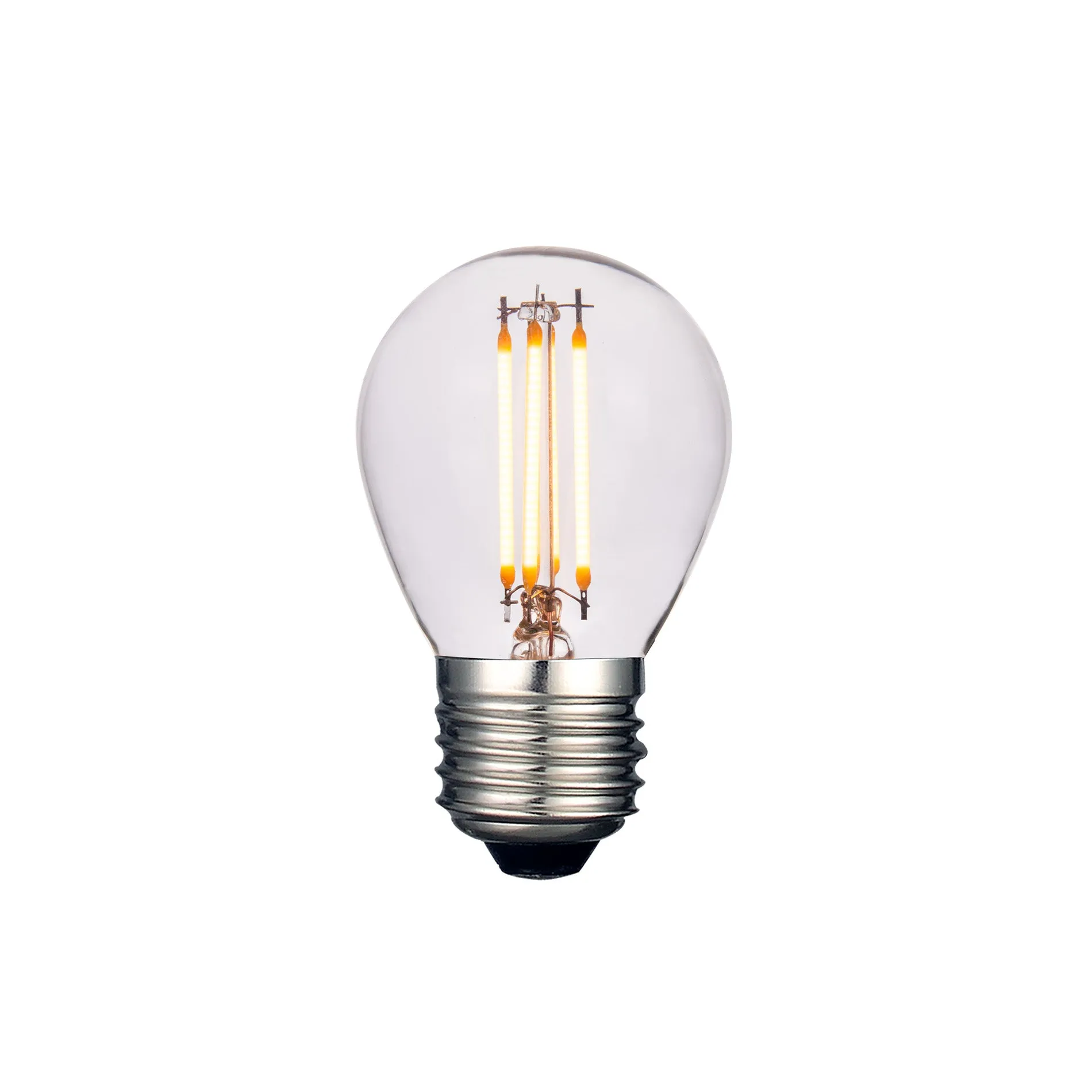 LED Edison Dimmable Bulb - 4W E27 Golf Ball G45 - Clear